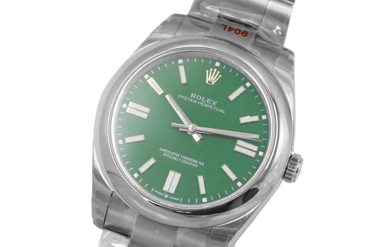 Oyster Perpetual 41mm Green Dial 114300