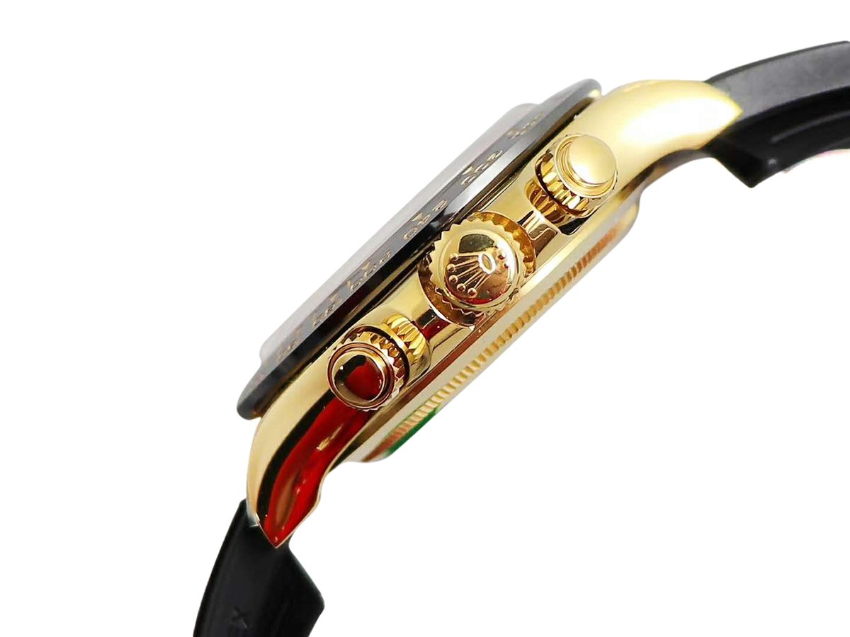 Daytona 116518LN White Dial in Yellow Gold