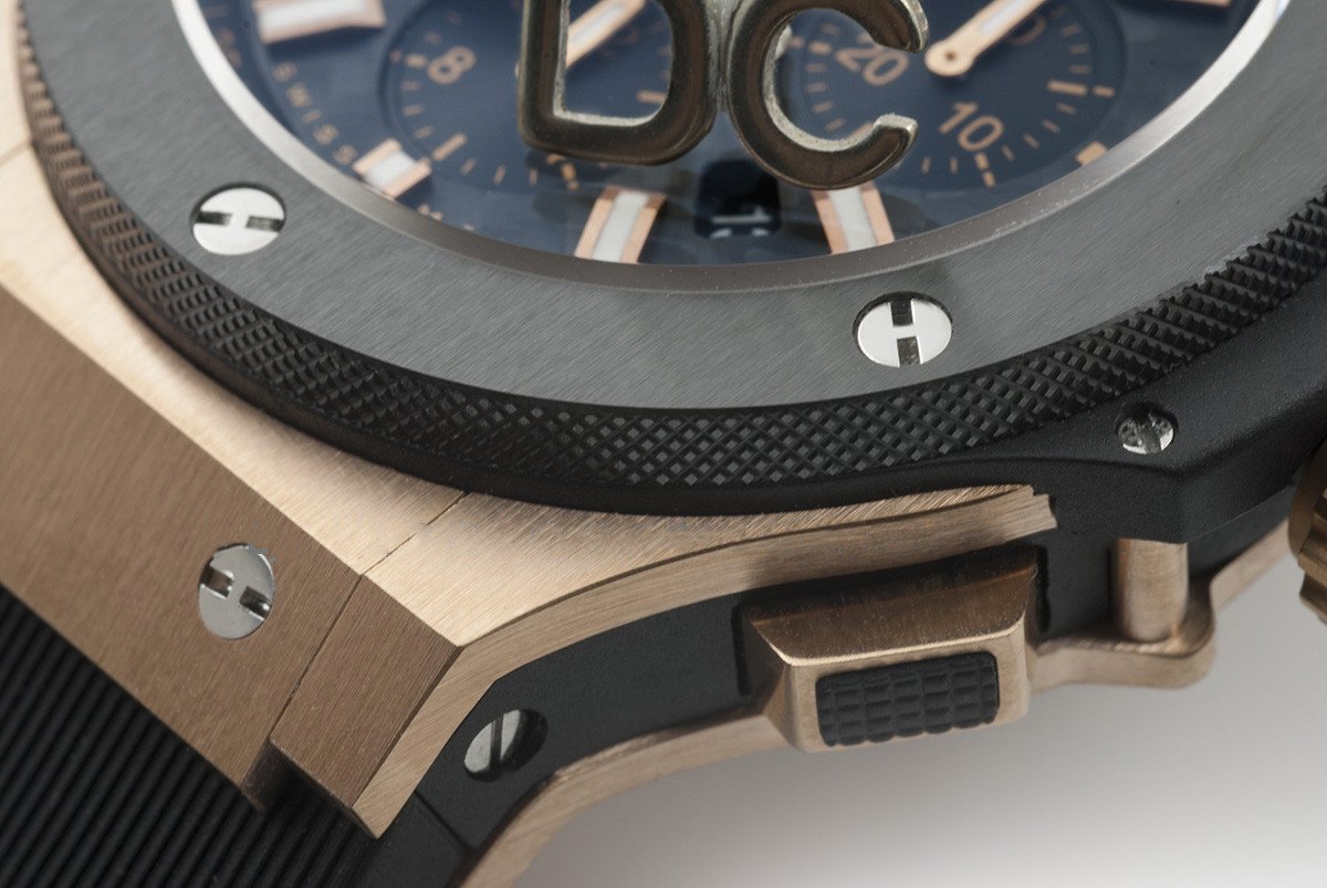 Big Bang Chronograph Carbon Fibre Dial in Rose Gold
