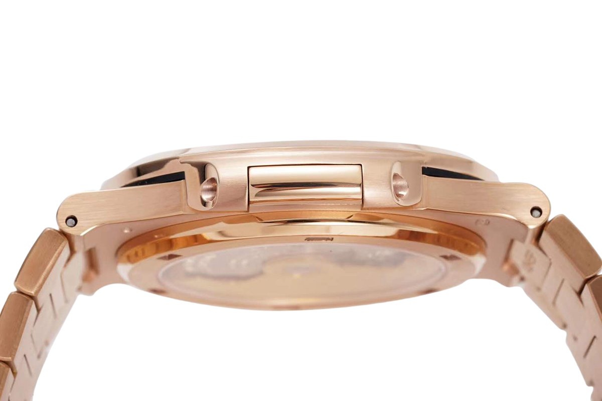 Nautilus Jumbo 5711/1R White Dial with D1am0nd Bezel