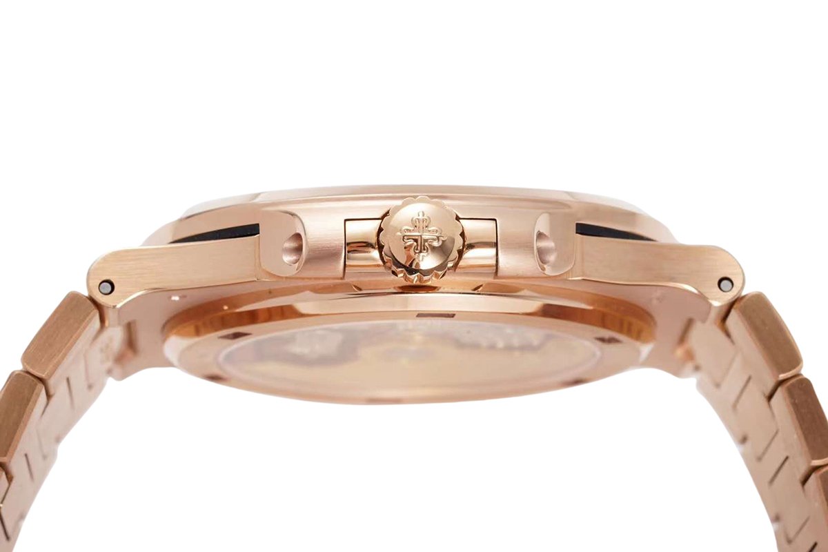 Nautilus Jumbo 5711/1R-001 Brown Dial with D1am0nd Bezel