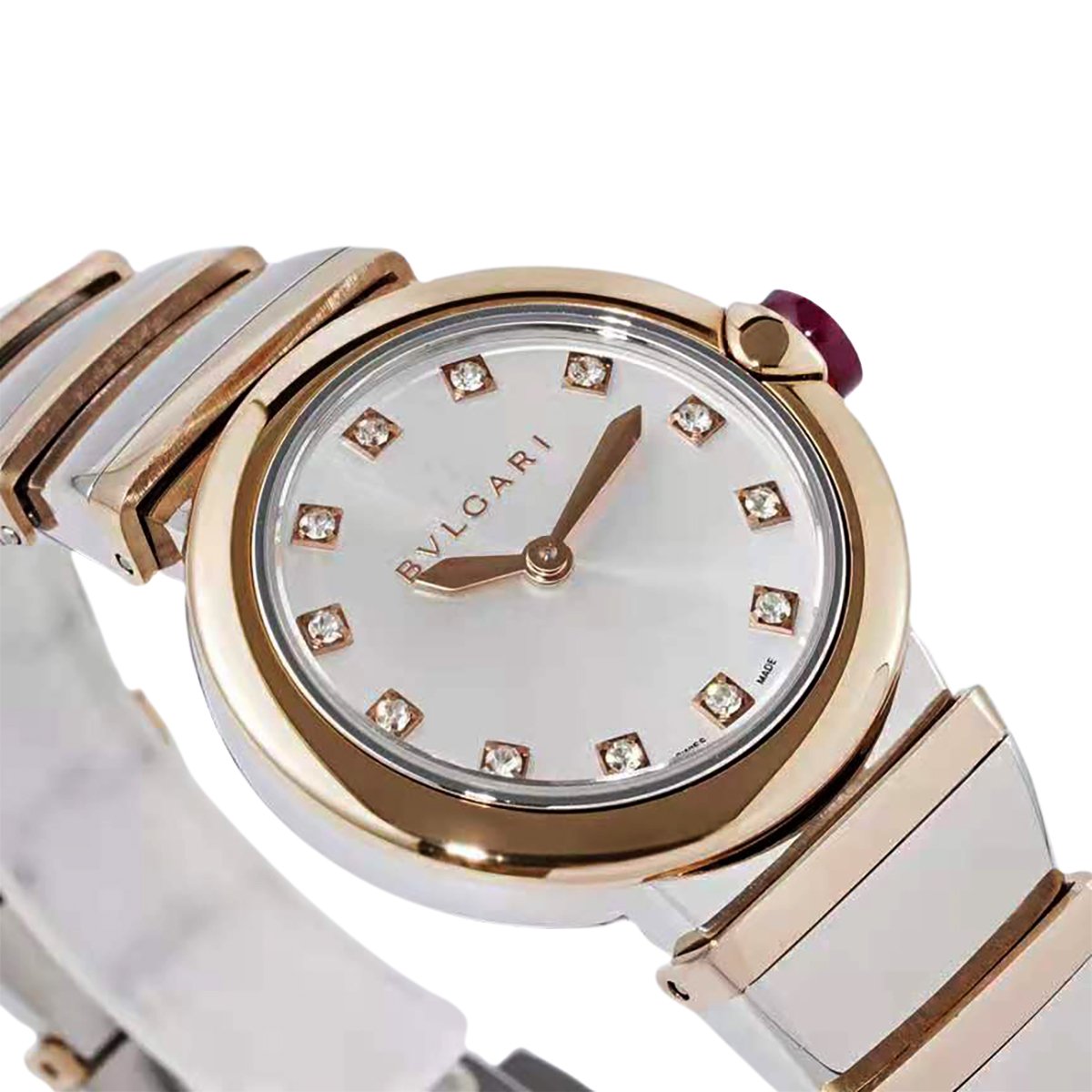 Lvcea Silver Dial in Rose Gold/Steel