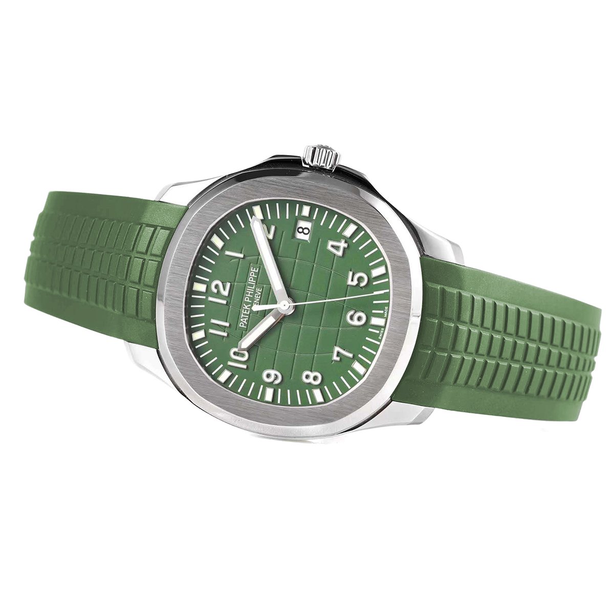 Aquanaut 5168G-010 Green Dial in White Gold