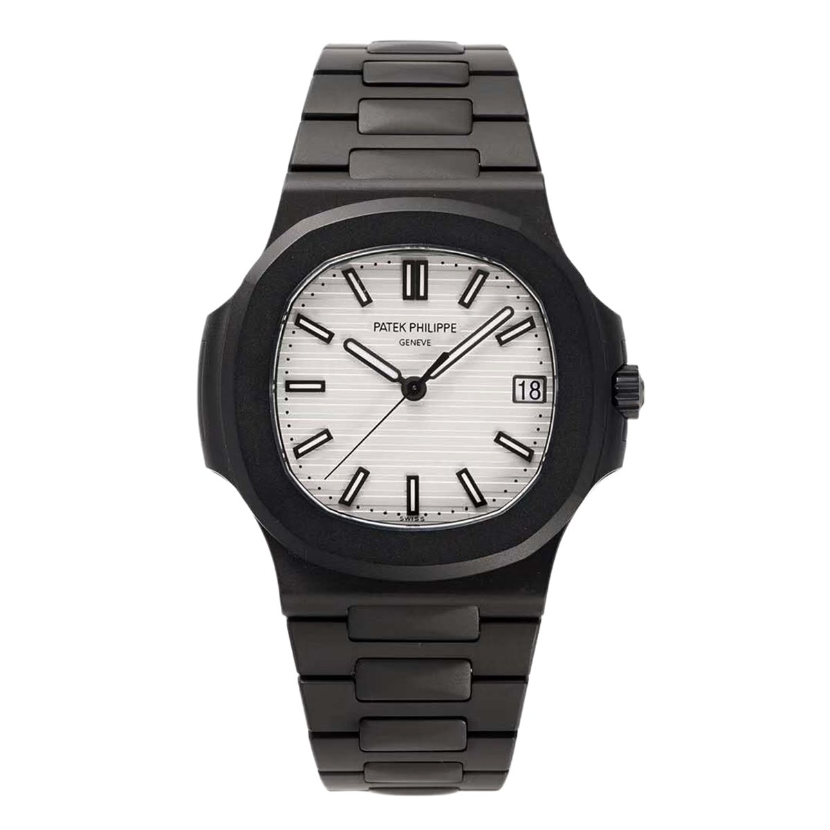 Nautilus Jumbo 5711’Black Venom Limited Edition’ White Dial