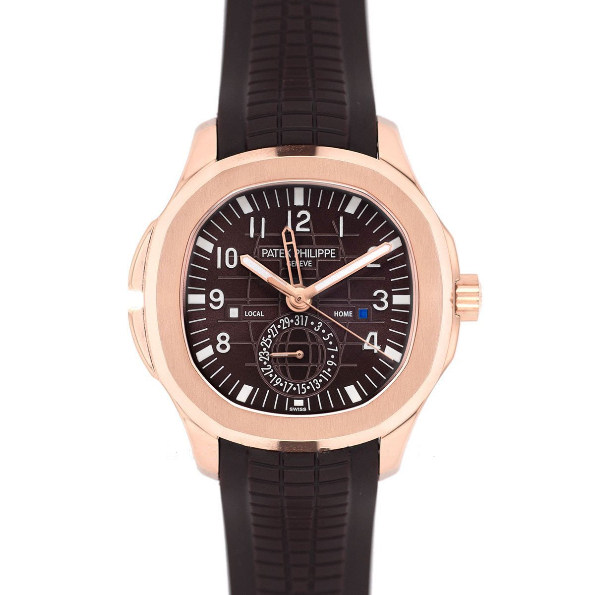 Aquanaut Time Travel 5164A Brown dial in Rose Gold