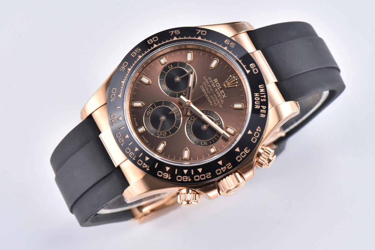 Daytona 116515LN Chocolate Dial with Stick Markers in Everose Gold