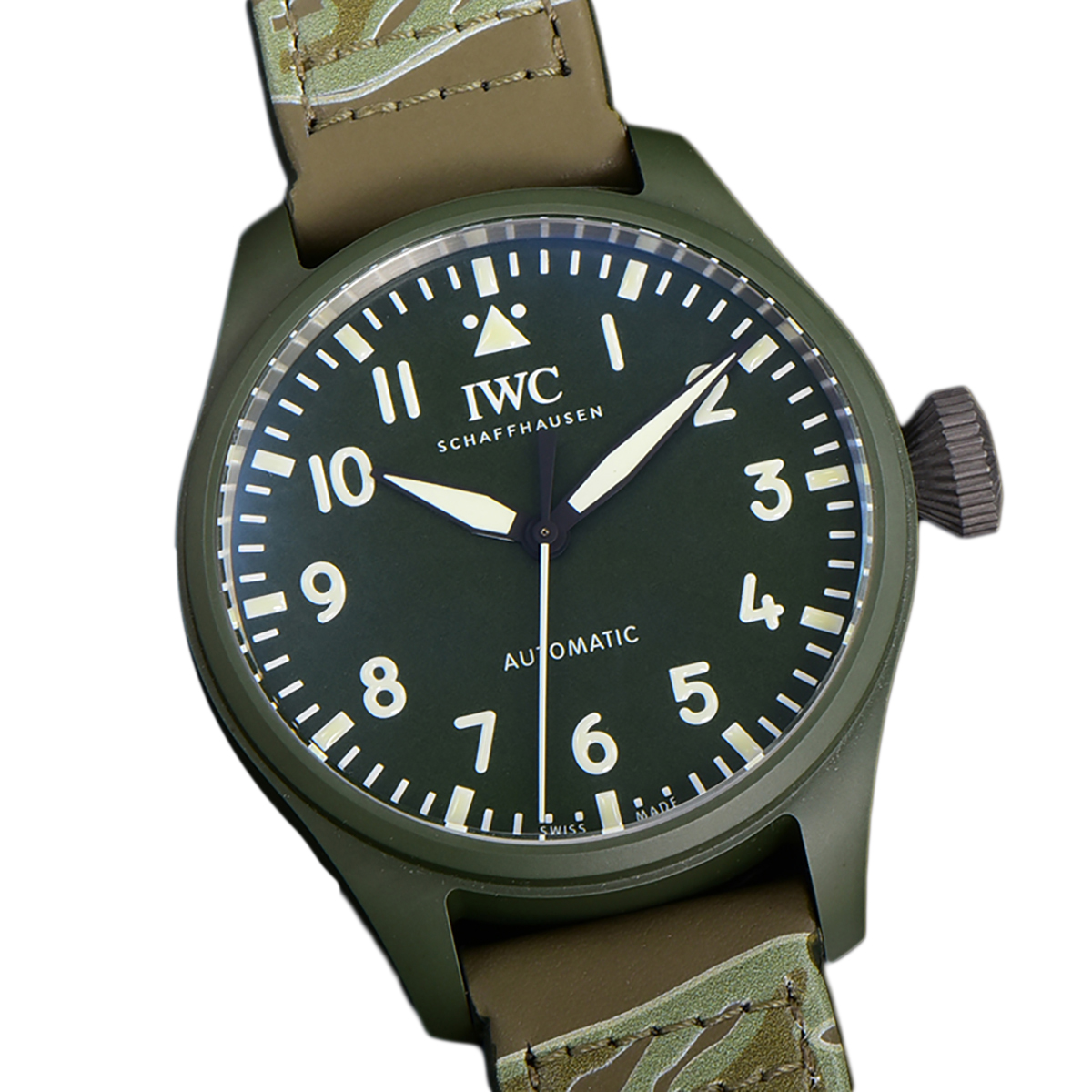 Big Pilot’s Watch 43 IW329802 Top Gun Edition Woodland on Camo Strap