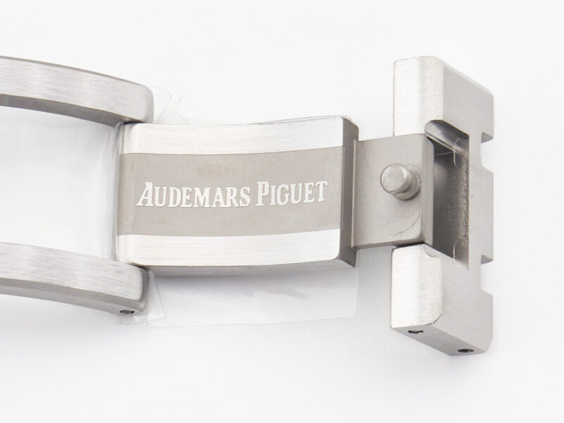 Royal Oak 41mm 15500 SS ZF 1:1 Best Edition Black Textured Dial on SS Bracelet SA4302 S*per Clone V3